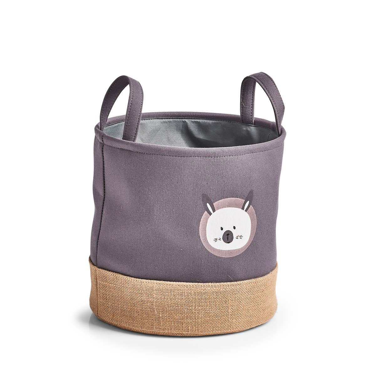 Panier de rangement, polyester/jute: Rosa