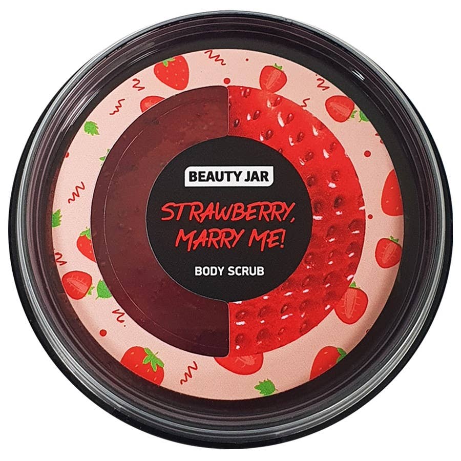 Gommage corporel Beauty Jar Fraise, Marry Me! 200g