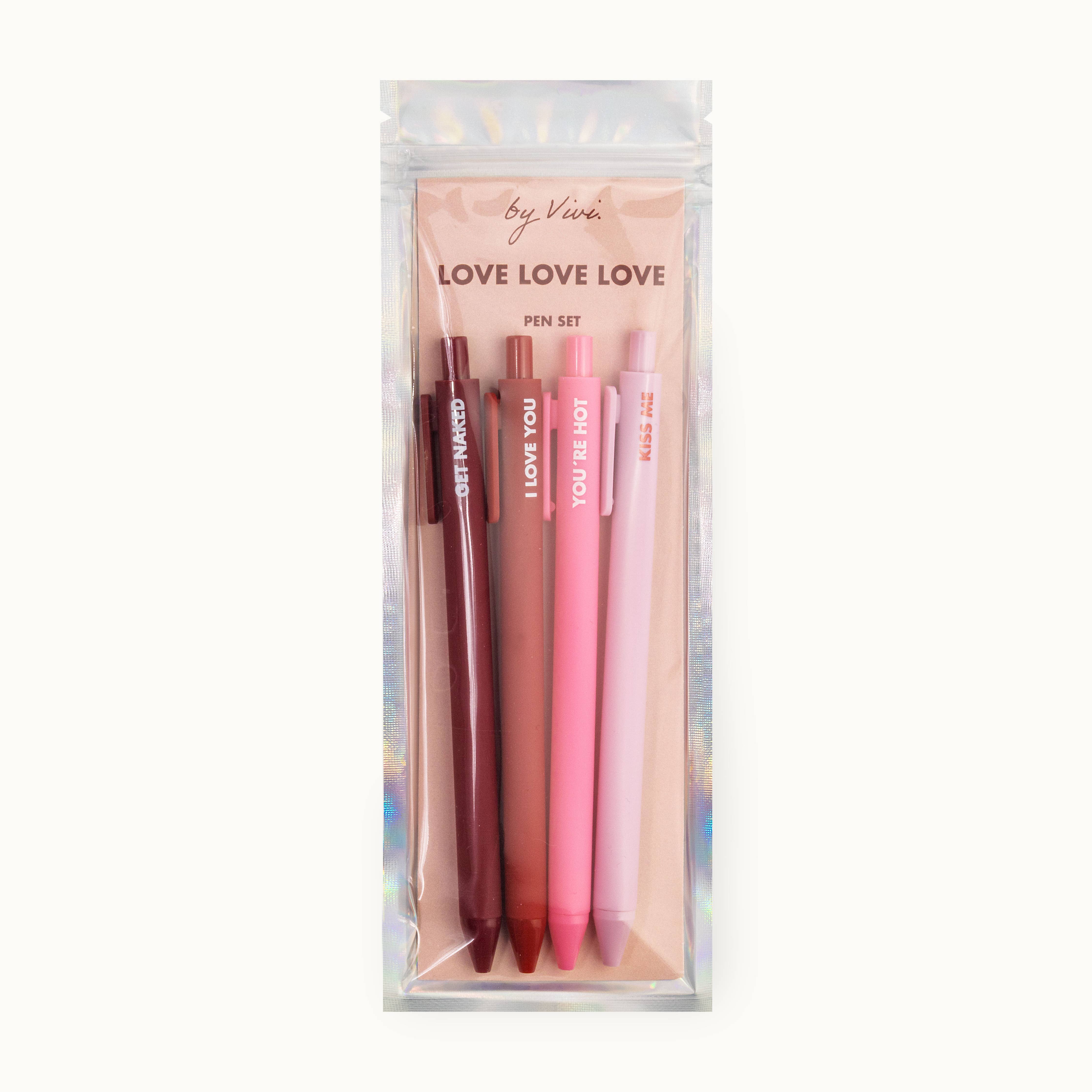 Ensemble de stylos LOVE LOVE LOVE
