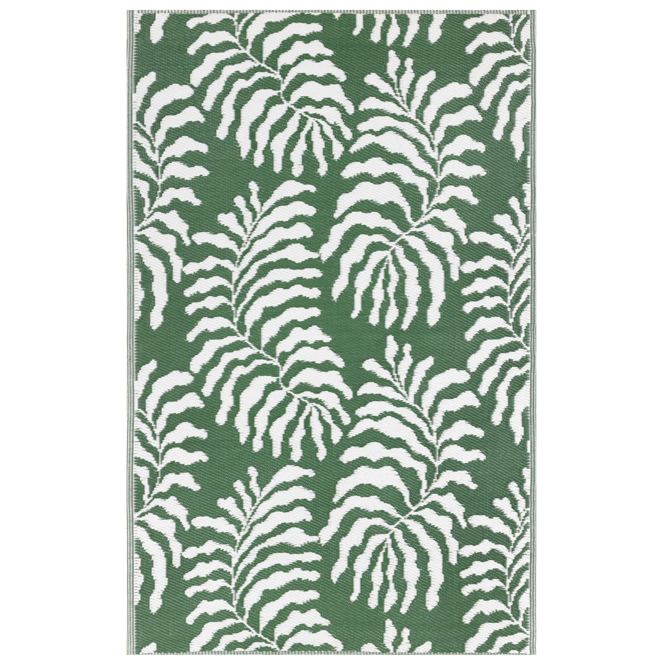 Tocorico Tapis d'extérieur 120x180cm 100% recyclé Vert: Vert / 120 x 180 cm