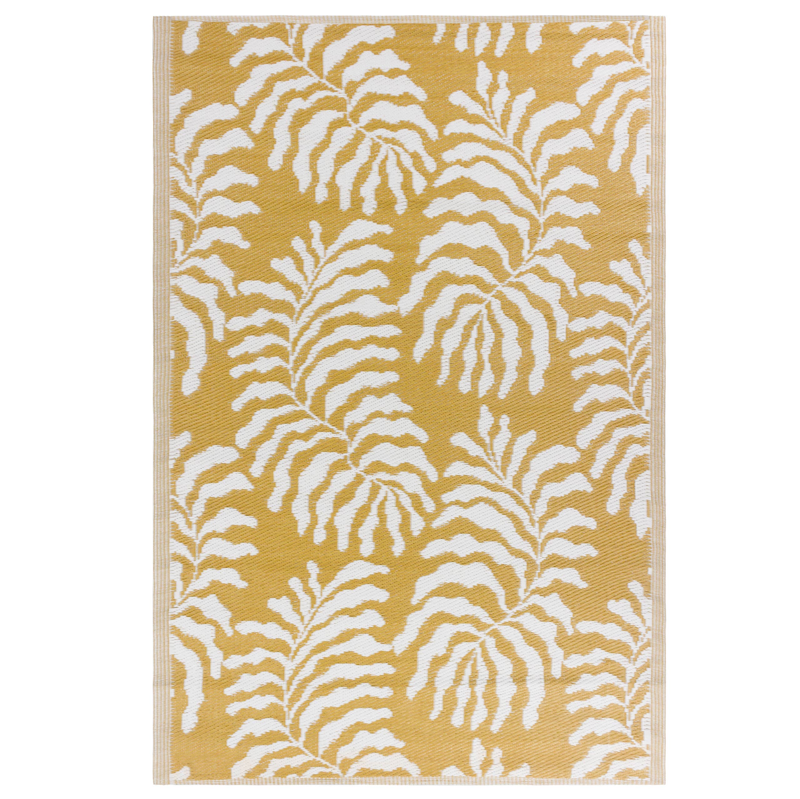 Tapis d'extérieur Tocorico 120 x 180 cm 100 % recyclé, couleur moutarde: Moutarde / 120 x 180 cm