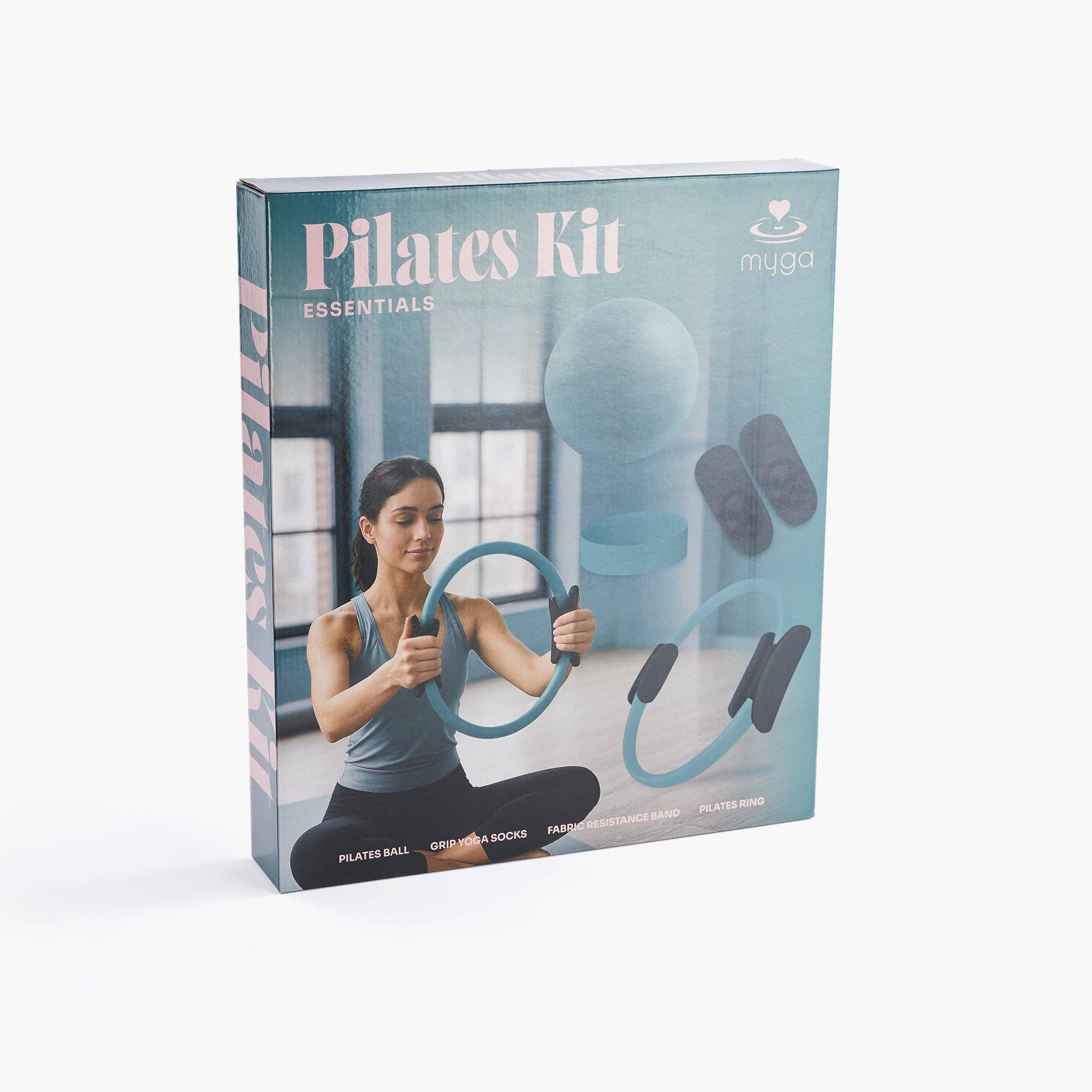 Kit de Pilates couleur sarcelle