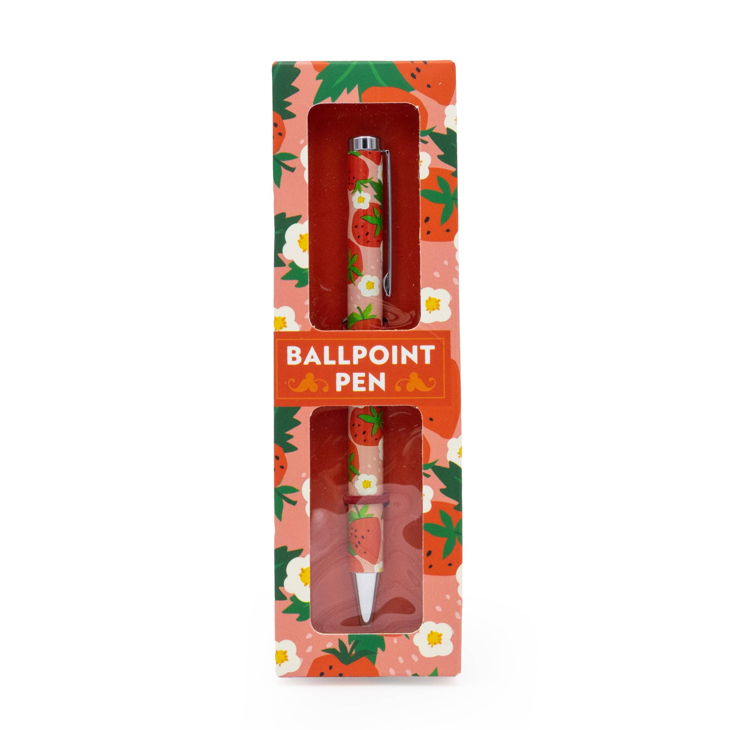 Stylo à bille Fraises dans une boîte cadeau