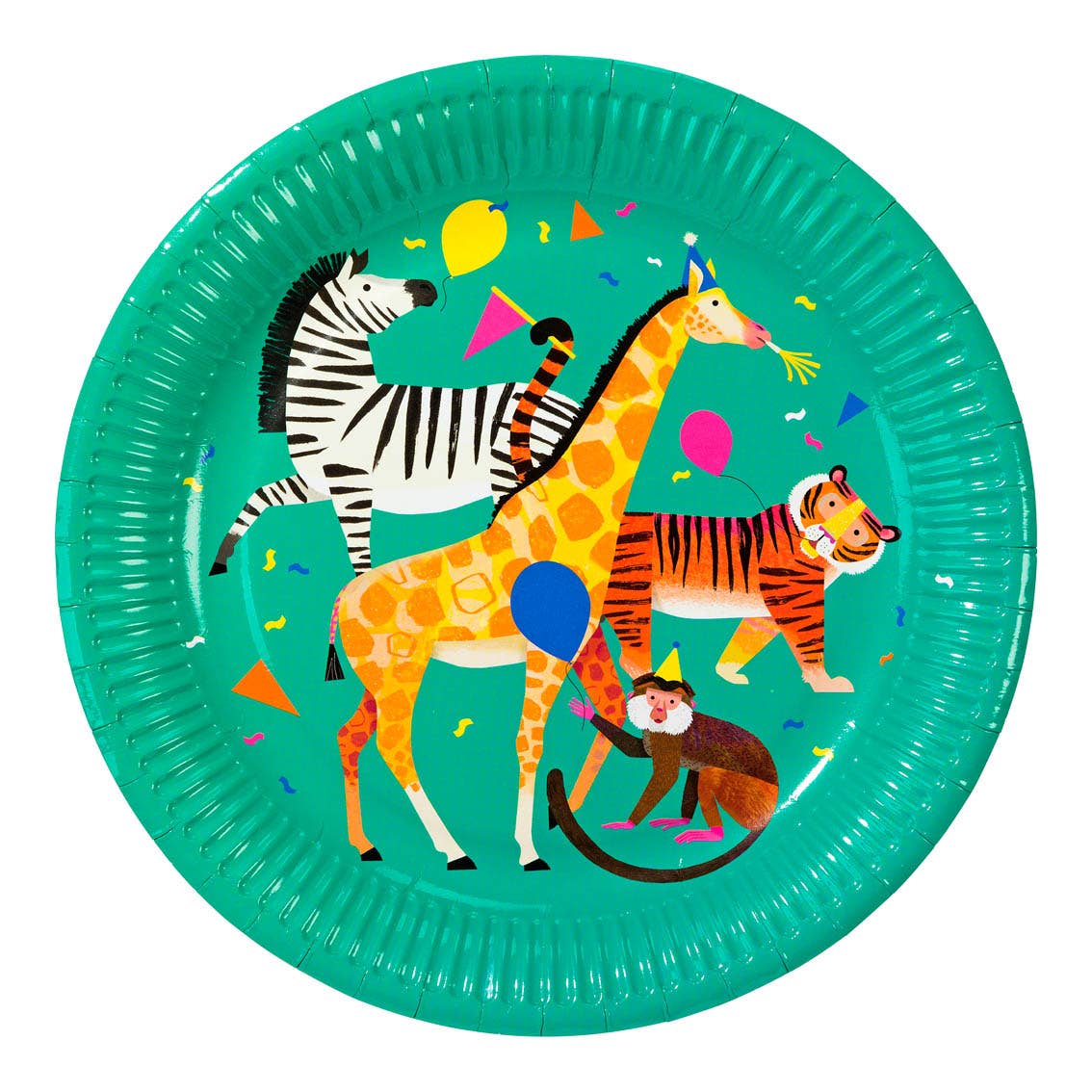 Assiette d'Animaux de Fête