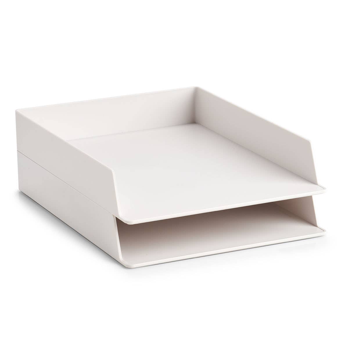 Bac à documents en plastique gris: Gris / Env. 24 x 32,5 x 5 cm