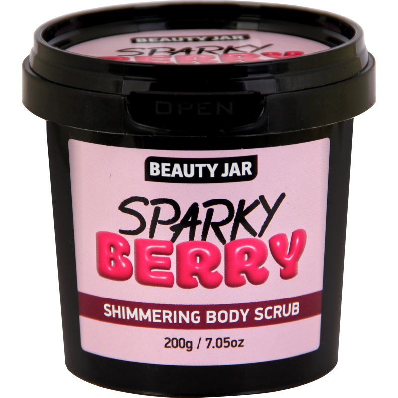 Gommage corporel scintillant Beauty Jar SPARKY BERRY 200g