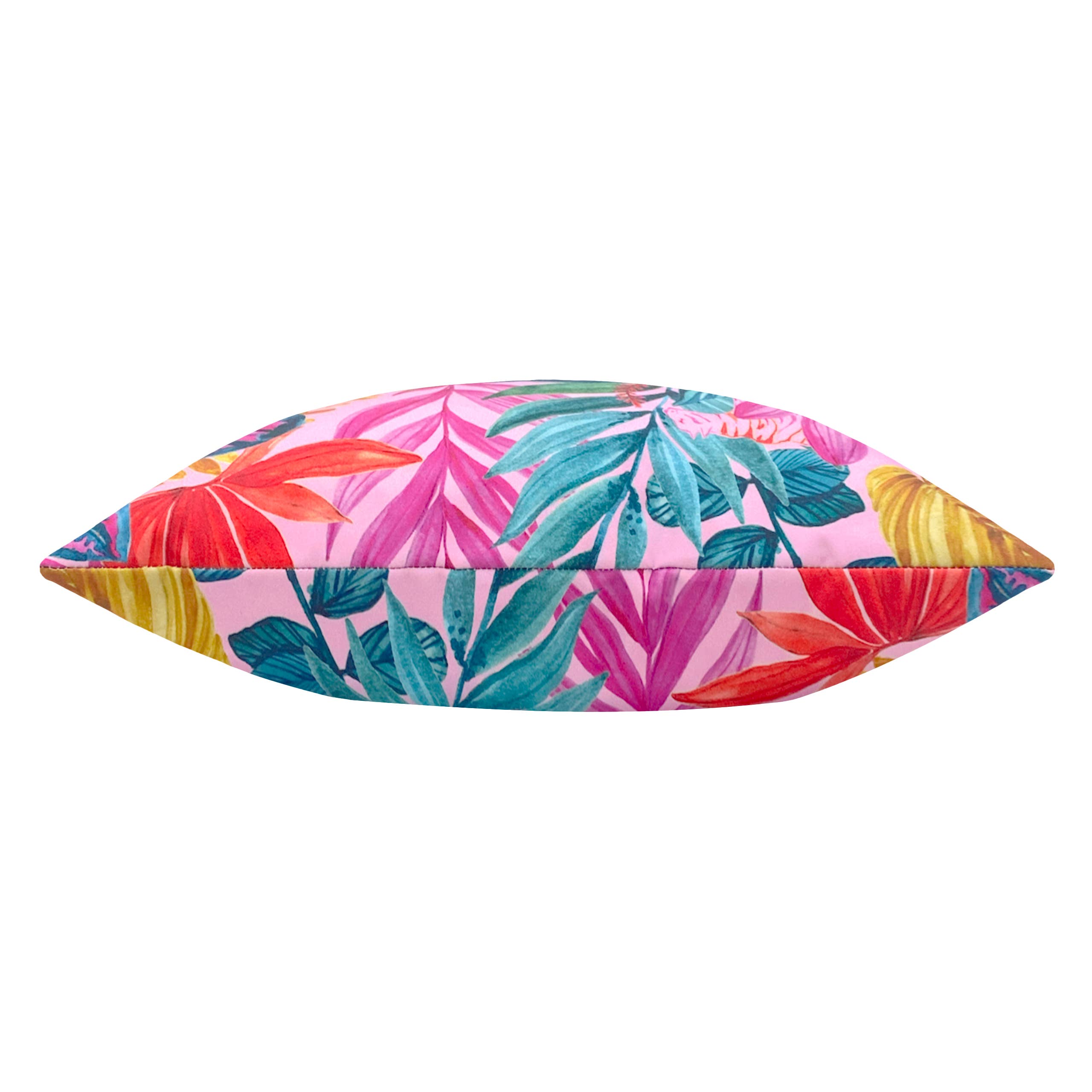 Coussin d'extérieur Psychedelic Jungle rose vif: Rose Chaud / Polyester / 43 x 43 cm