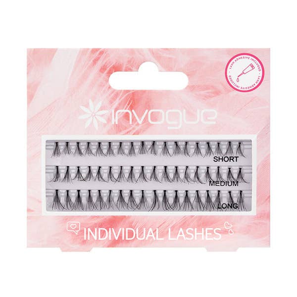 Extensions de cils individuels Invogue (54 grappes)