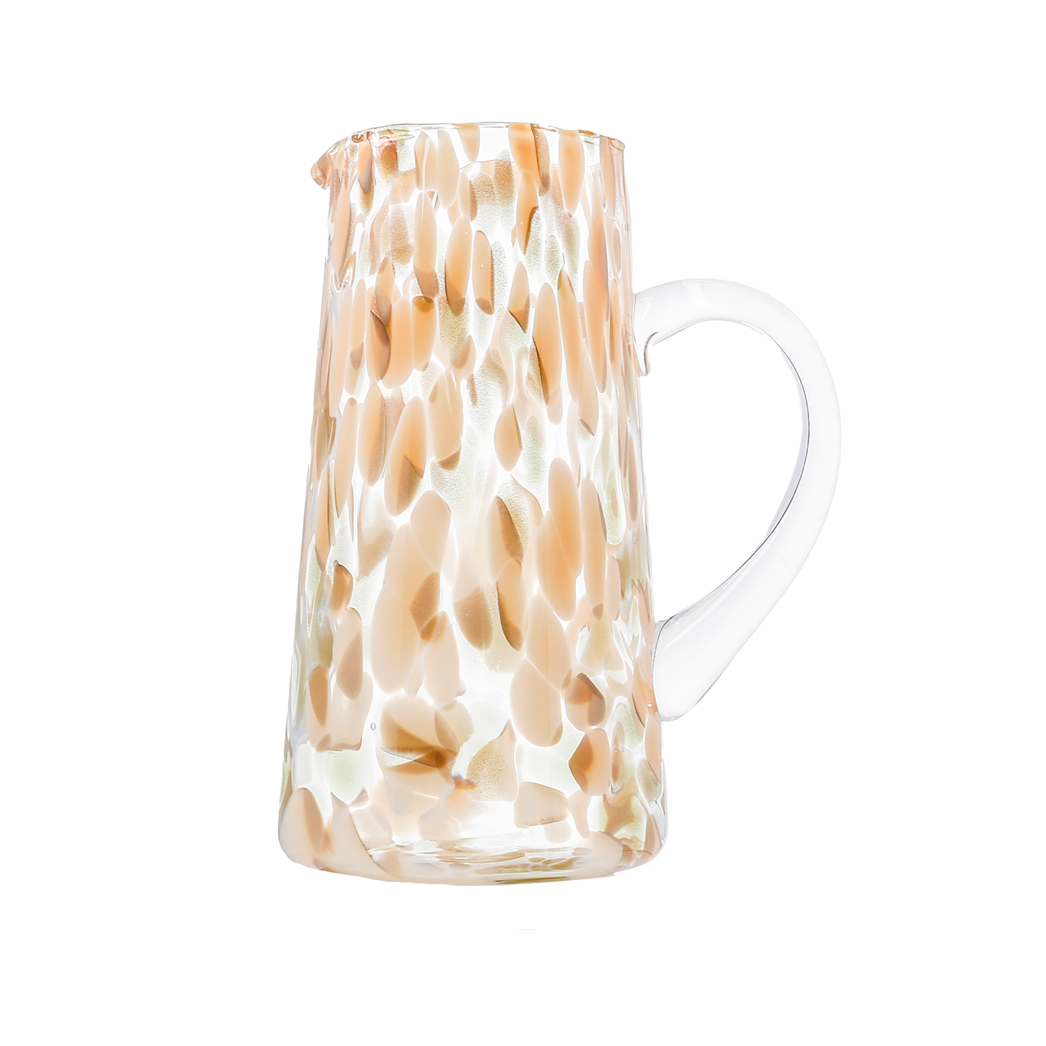 Jug speckled golden D15 H22 5cm