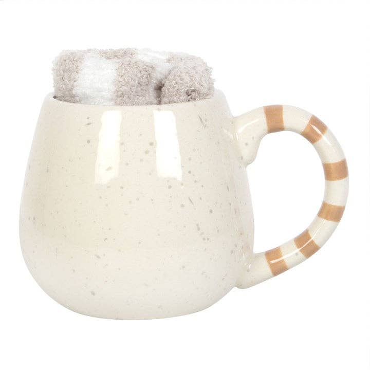Set tasse bonhomme de neige et chaussettes de Noël