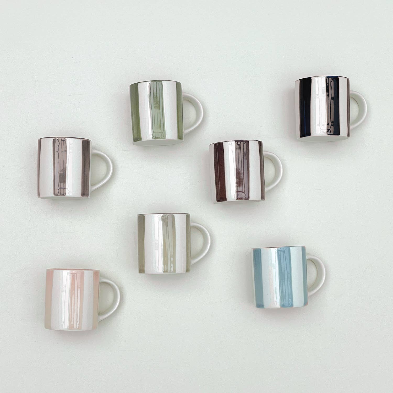 Tasse expresso chichou taupe D6,3 H7,1cm 15cl