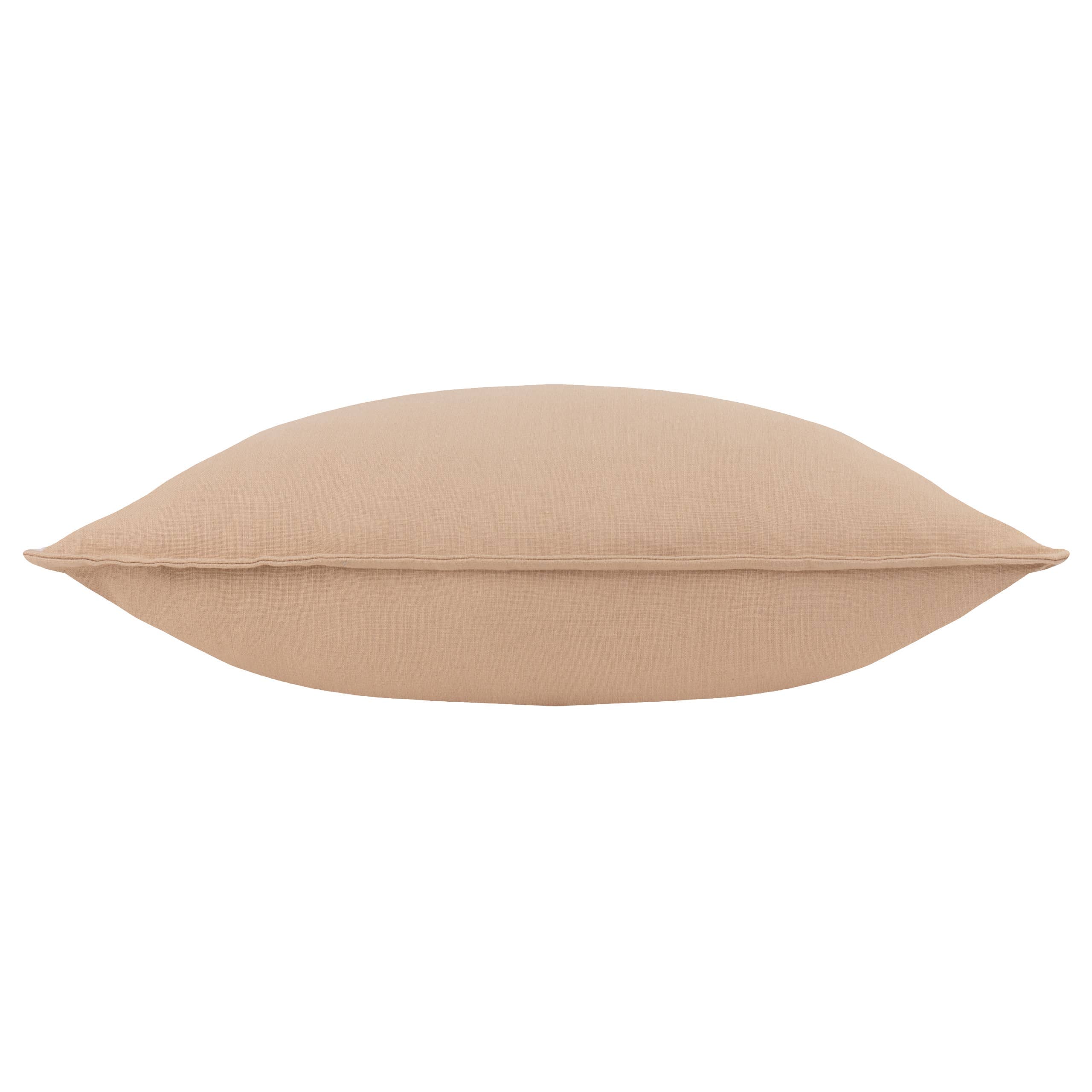Coussin en coton flammé naturel: Natural / Polyester Filled / 50 x 50cm
