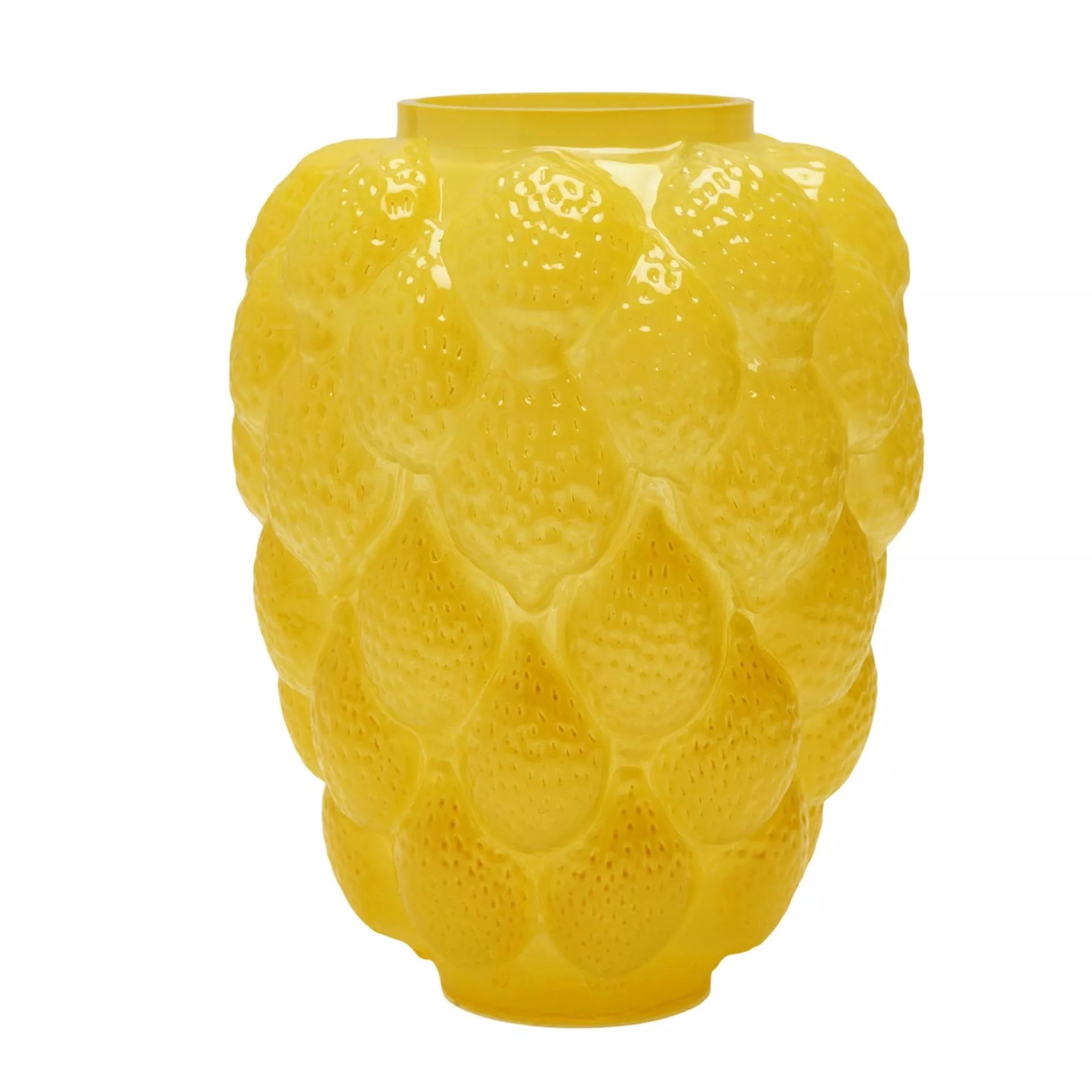 Vase ornemental - Motif citrons